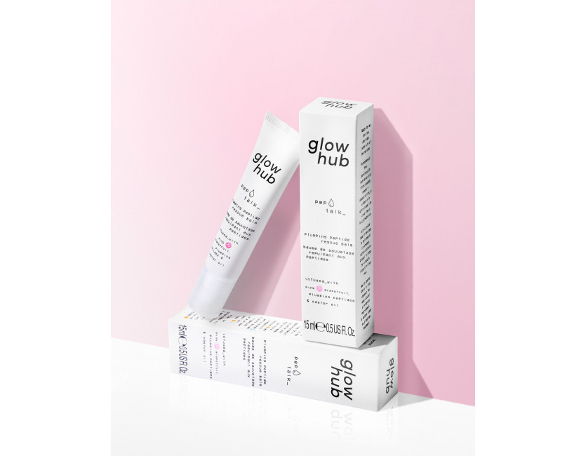 0047-1028-1734-0010-image-835x650-1 PEP TALK_CRANBERRY PLUMPING PEPTIDE RESCUE BALM 15ML GLOW HUB VEGAN - Image 1