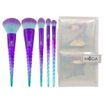 MYTHICAL CELESTIAL BLUE TRAVEL KIT 6PC MODA ROYAL BRUSH VEGAN - Image 3