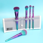 MYTHICAL CELESTIAL BLUE TRAVEL KIT 6PC MODA ROYAL BRUSH VEGAN - Image 2
