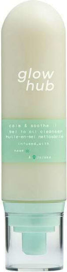 CALM & SOOTHE GEL TO OIL CLEANSER 120ML GLOW HUB - Image 2