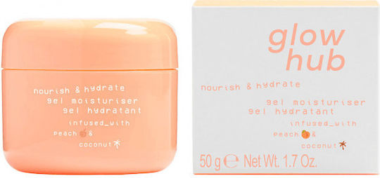 1 NOURISH & HYDRATE GEL MOISTURISER 50GR GLOW HUB VEGAN - Image 1
